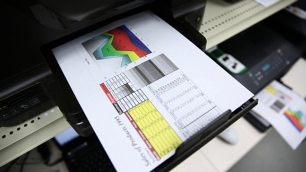 Wasted printer ink