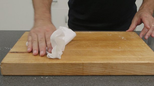Cleaning and Caring for a Wooden Cutting Board