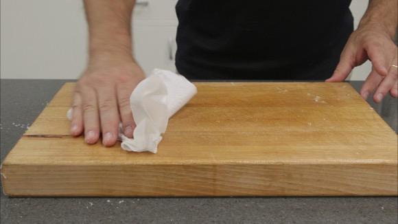 Cleaning and Caring for a Wooden Cutting Board