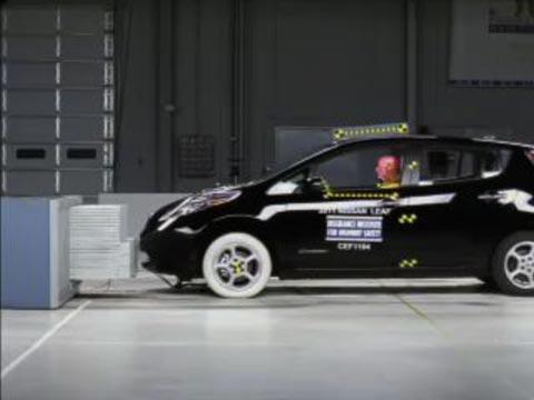 Nissan Leaf crash test 2011-2012