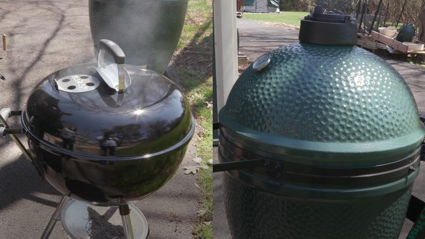 Charcoal Face-Off: Weber Kettle vs. Big Green Egg