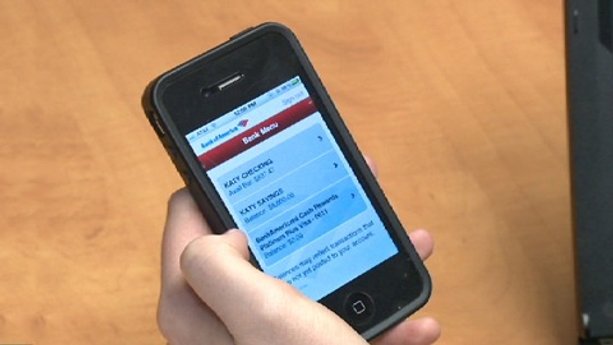 Banking by phone
