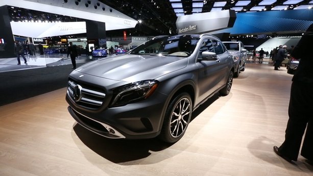 2015 Mercedes-Benz GLA-Class at the Detroit Auto Show