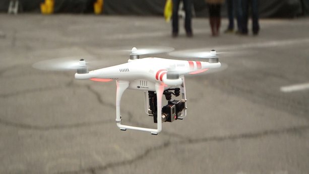 DJI Phantom 2 at CES 2014