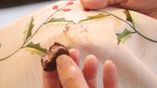 Holiday Stains: Getting out Chocolate