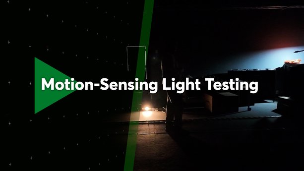 Motion-Sensing Light Testing