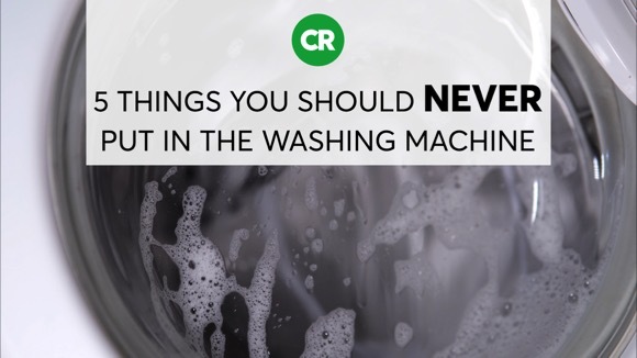 5 Things You Should Never Put in the Washing Machine