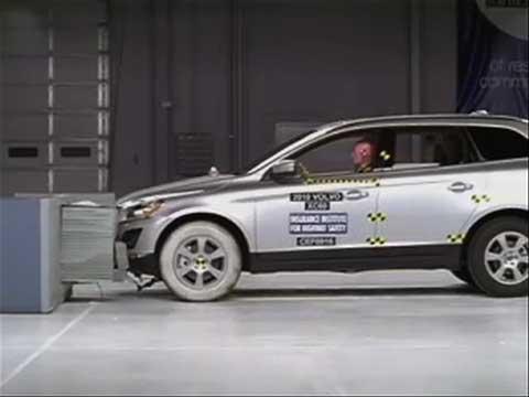 Volvo XC60 crash test 2010-2012