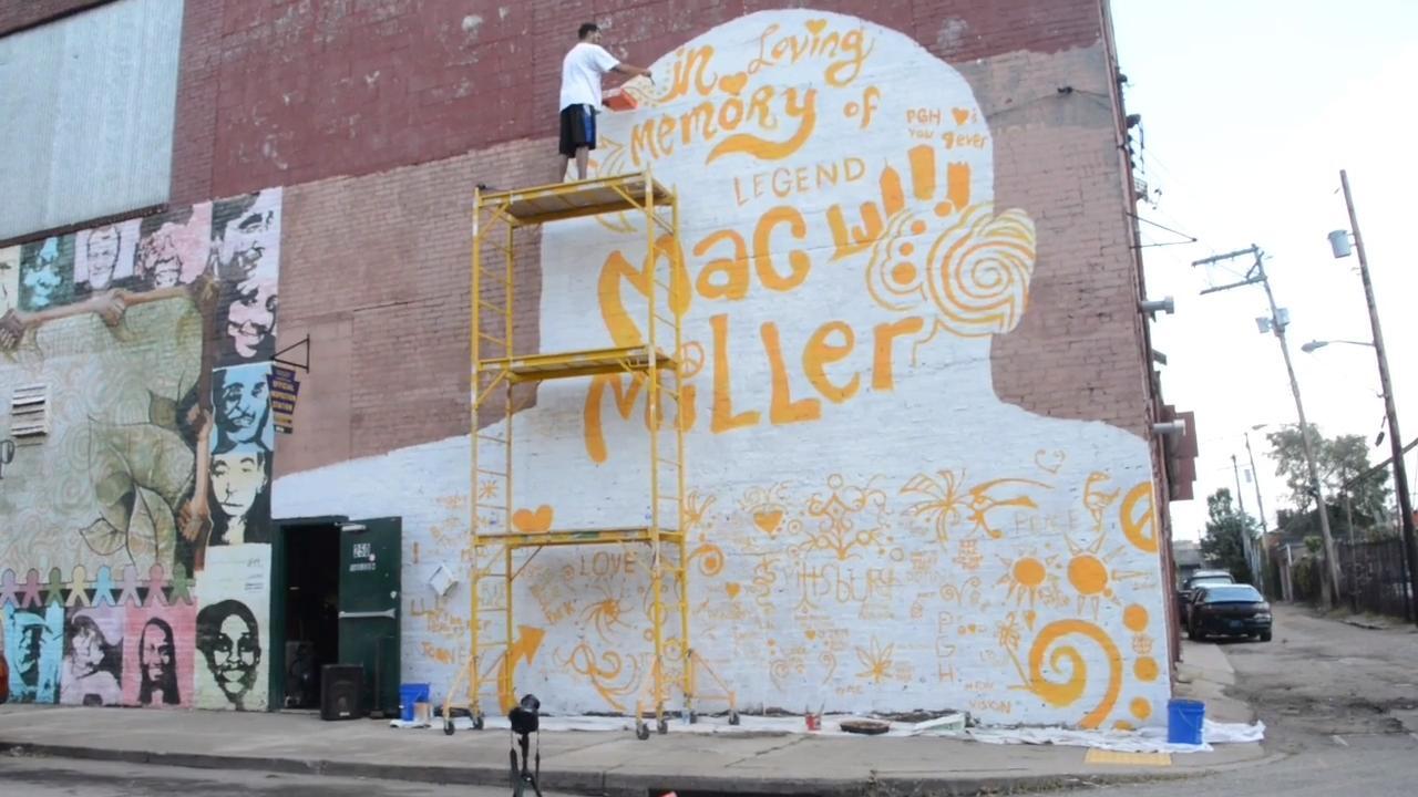 New mural dedicated to Mac Miller