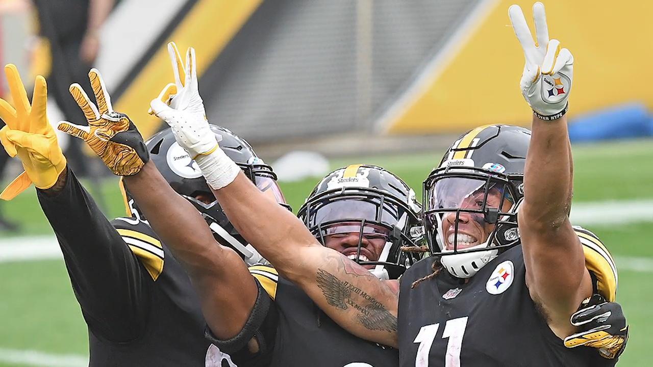 Rookie WR Claypool scores 4 TDs, Steelers top Eagles 38-29 - WHYY