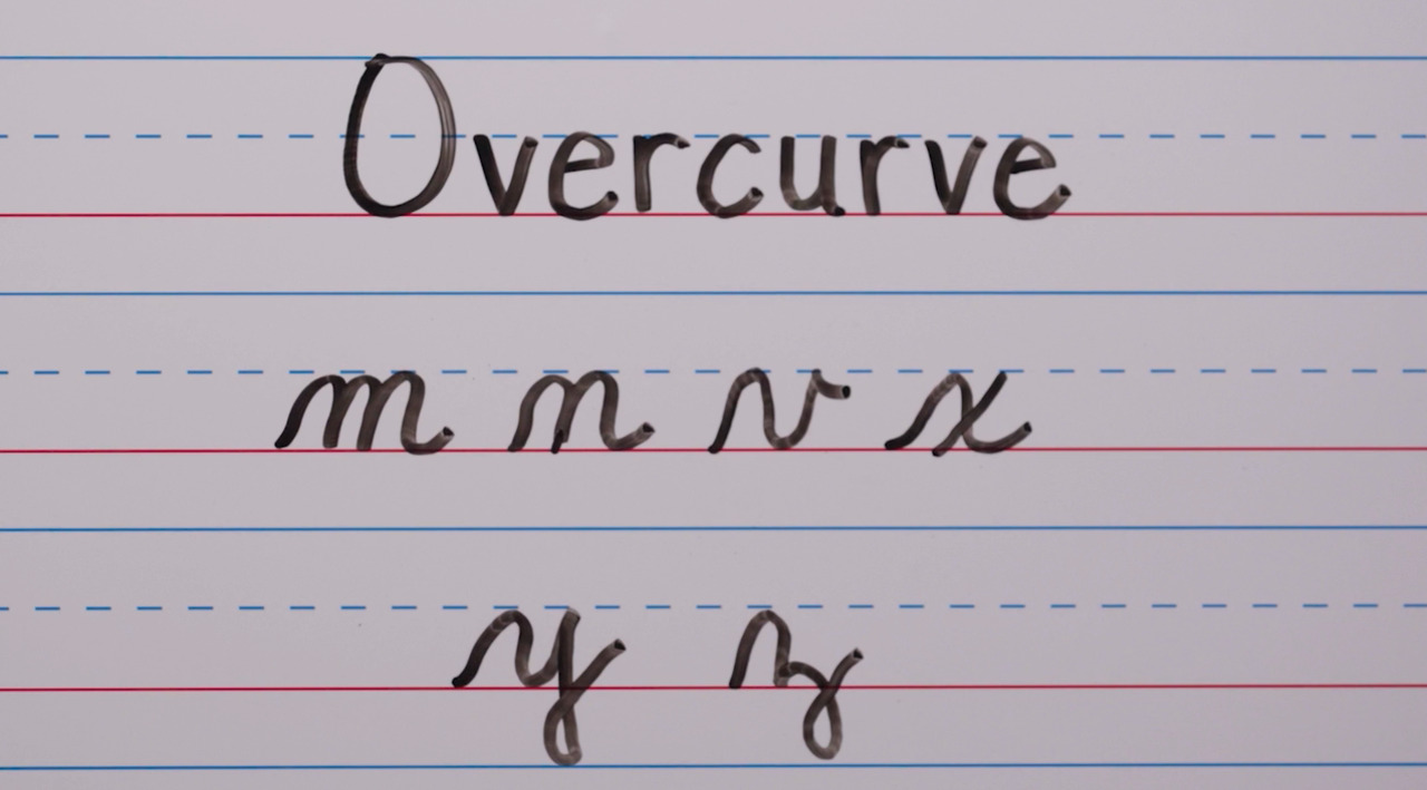 Lowercase Overcurve Cursive (mnvxyz) | Georgia Public Broadcasting, image size:1280x709