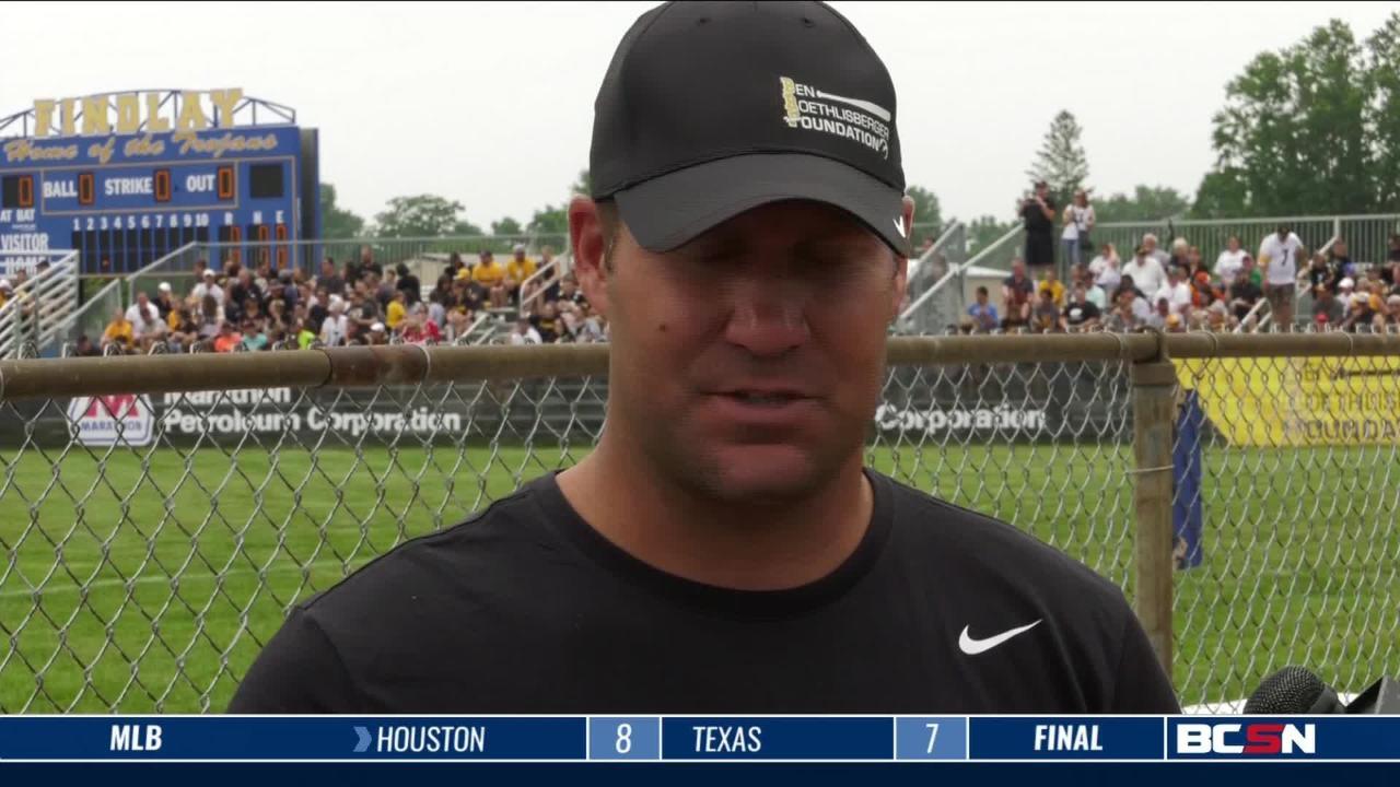 Roethlisberger holds celebrity charity softball game in Findlay