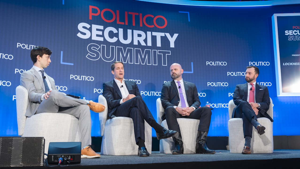 Rep. Jim Himes, DoD's Tom Rondeau, and DARPA's Nick Mikula talk ...