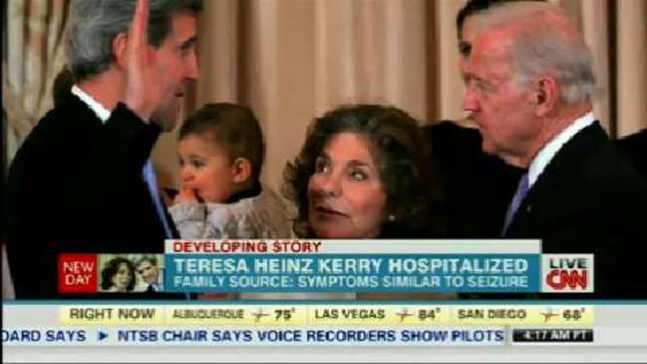 Teresa Heinz Kerry hospitalized Breaking news reports POLITICO(01)