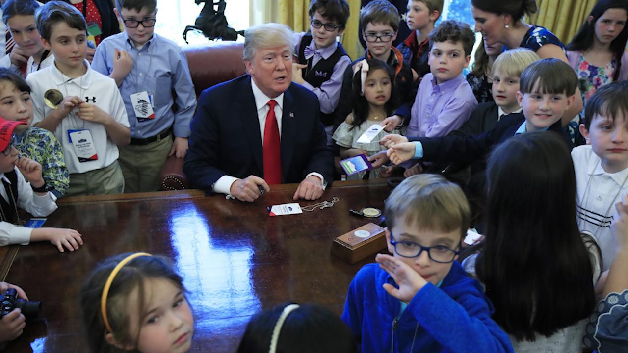 Trump celebrates “Bring Your Kids to Work Day” - POLITICO