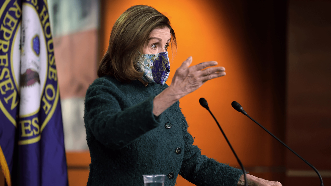 Pelosi tears up Republican Party leaders for sticking with Marjorie Taylor Greene