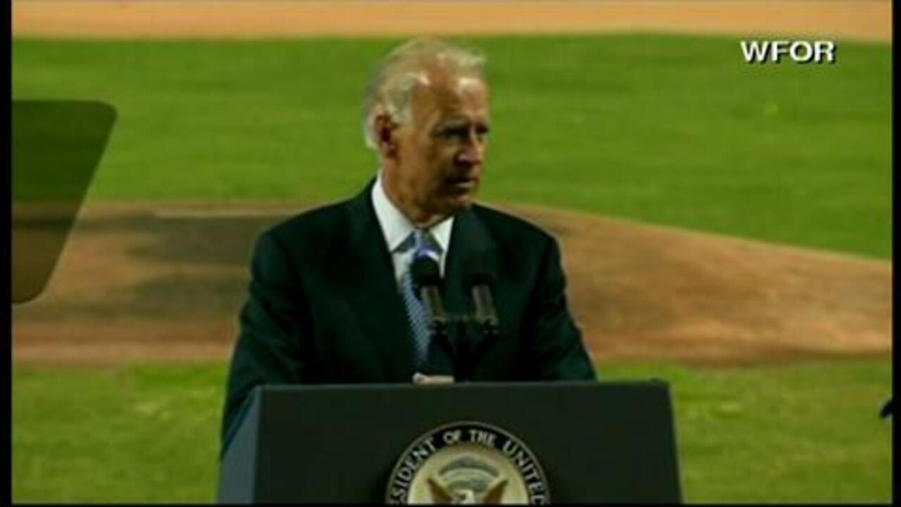 Biden commencement address at Cypress Bay H.S. POLITICO