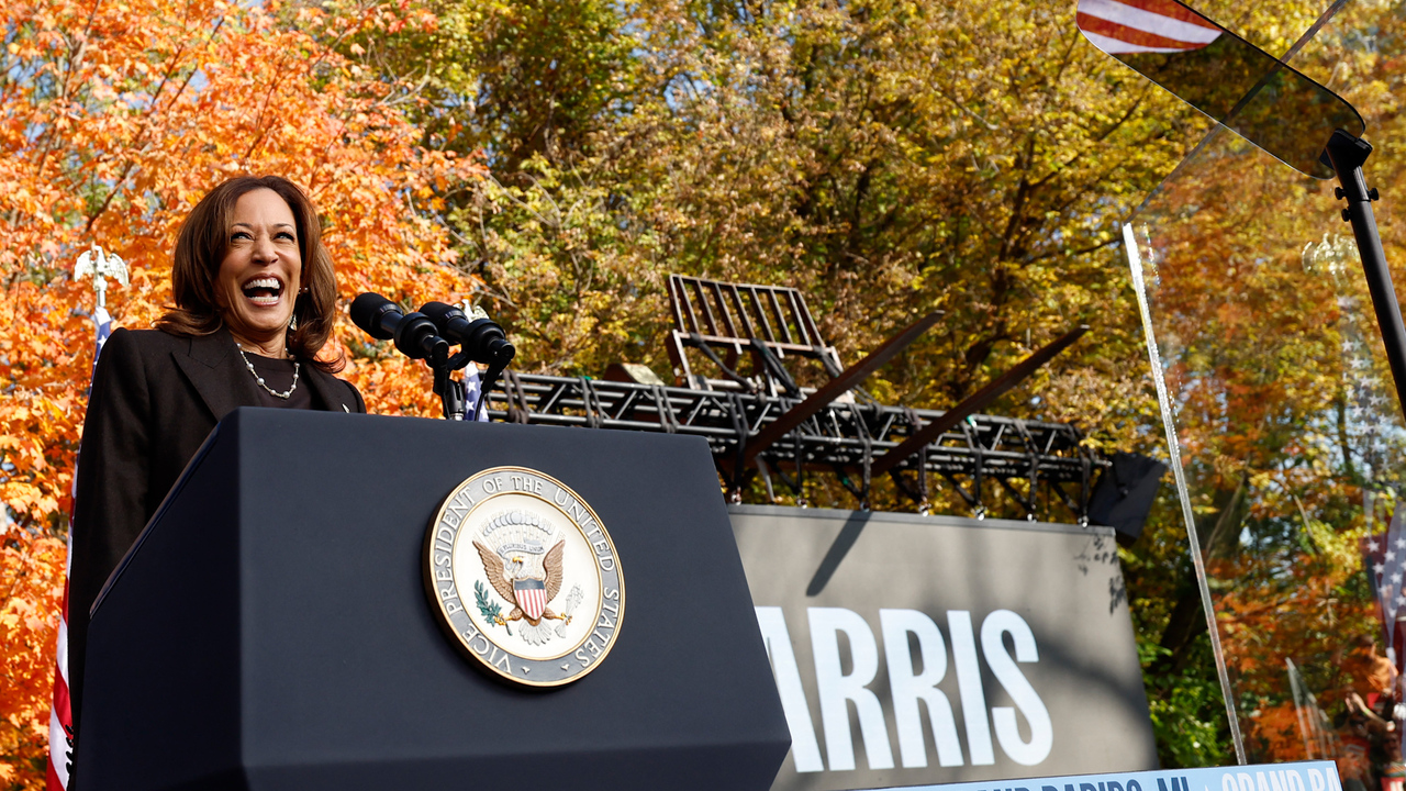 Harris 'Exhausted' Trump unfit for office after canceled interviews