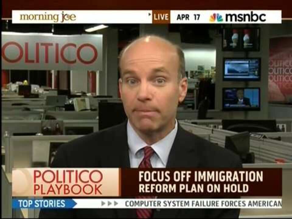 Immigration on hold - Mike Allen reports - POLITICO