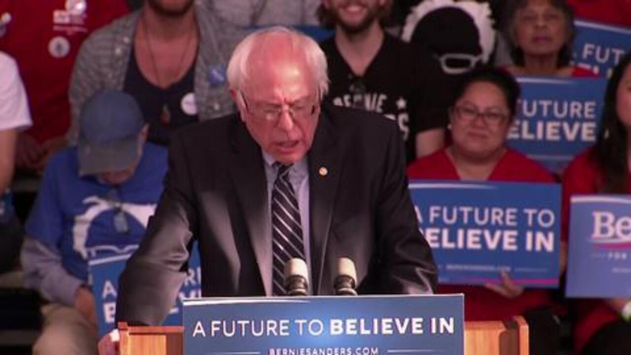 Nevada 2016 Bernie Sanders Concession Speech Looks On To Super Tuesday Politico 