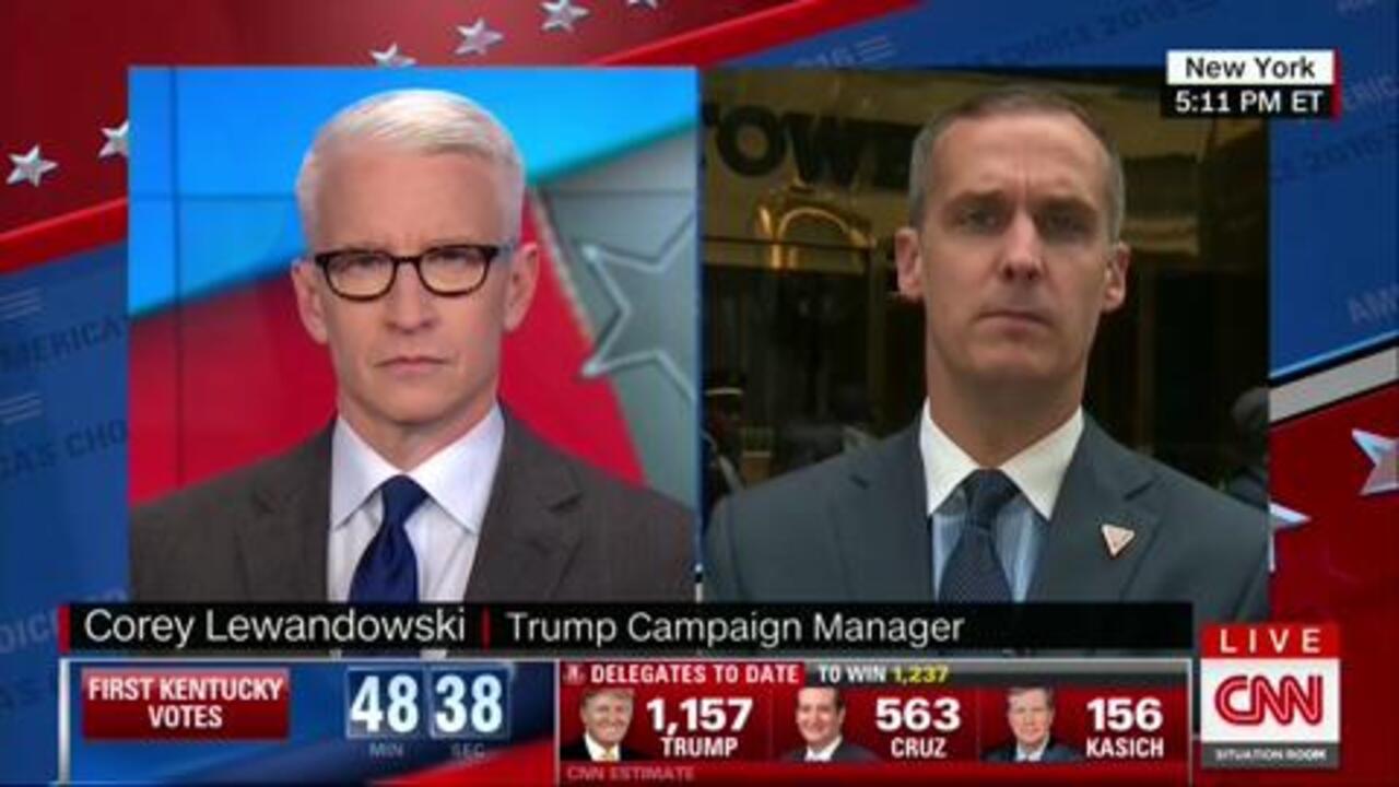 Corey Lewandowski Talks About Donald Trump's Giving - POLITICO