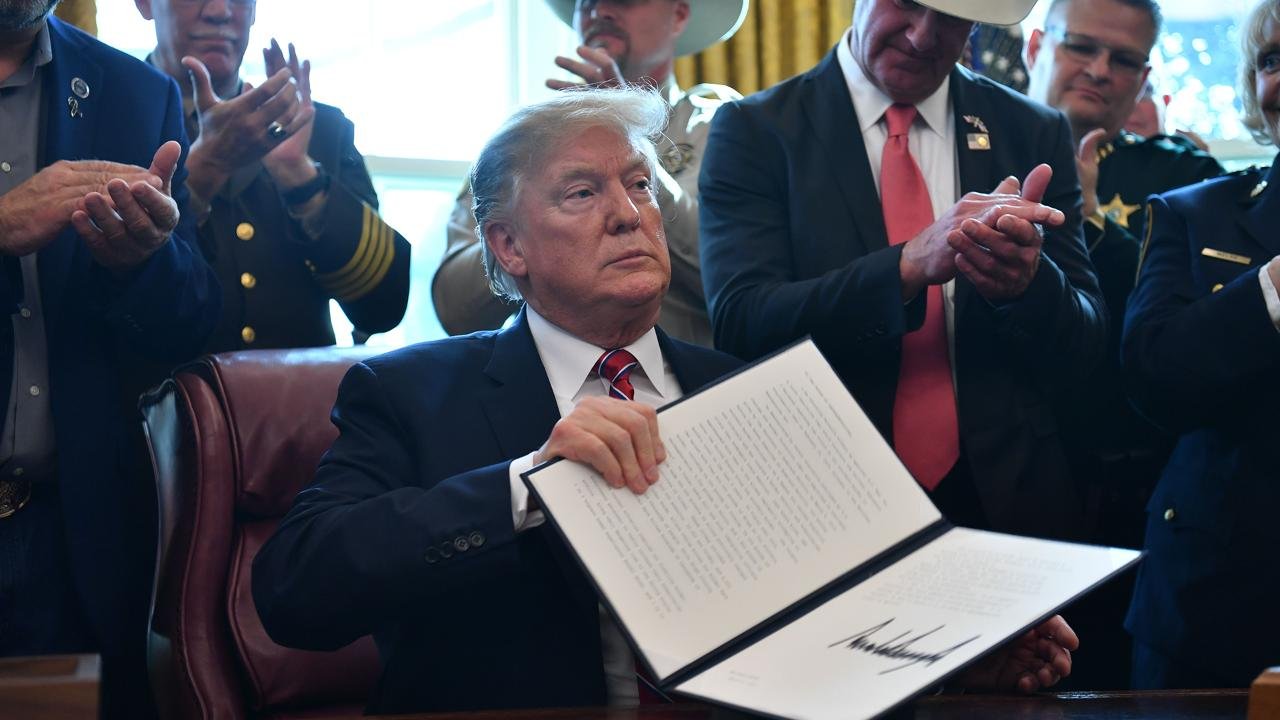 Trump issues his first veto - POLITICO