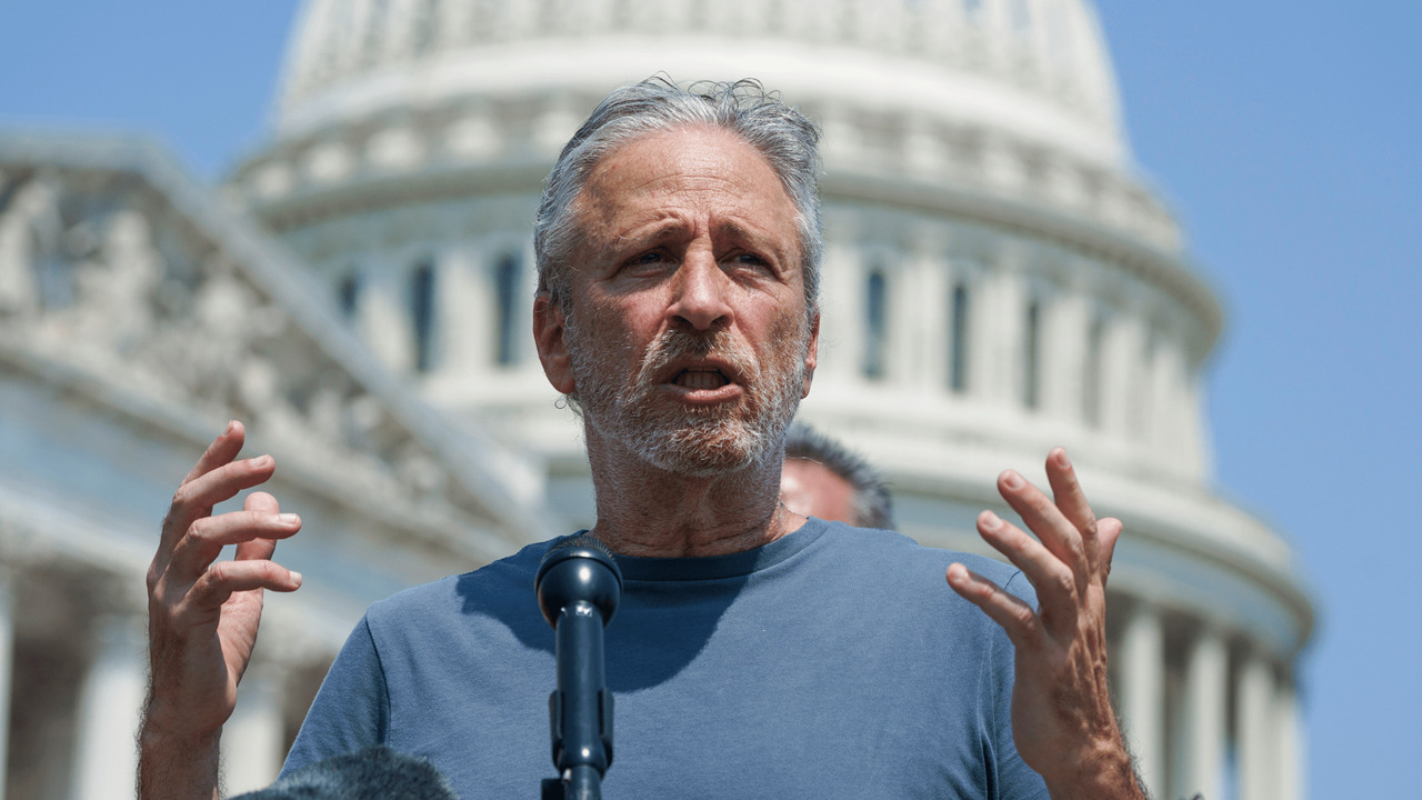 ‘Our country exposed our own veterans to poison,’ Jon Stewart tells congress