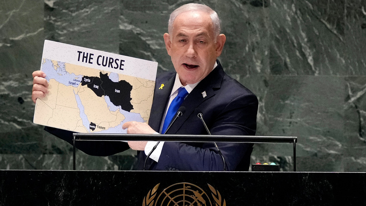 Netanyahu states at the UN that Israel must keep battling Hezbollah, as they have 'no choice'