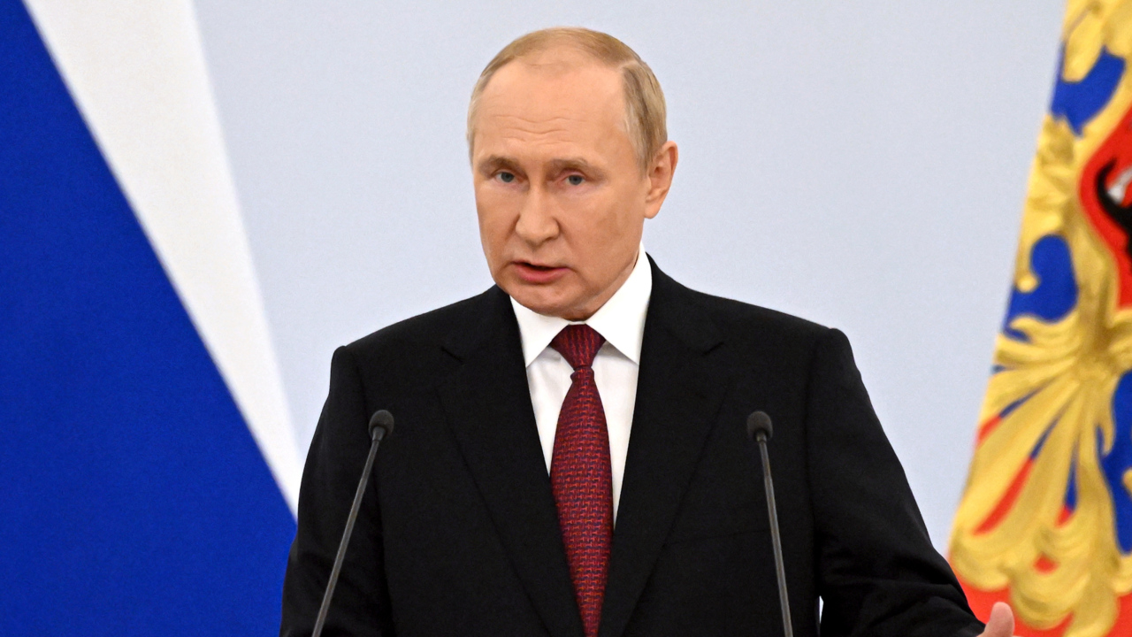 Putin announces Russia will annex four Ukrainian territories after sham referendums - POLITICO