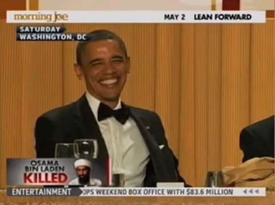 Obama shows 'poker face' during bin Laden joke POLITICO