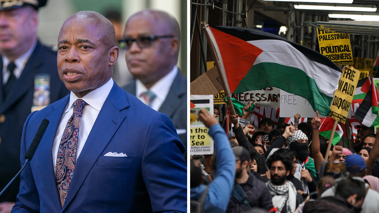 Adams on NYC pro-Palestine rally: ‘Everyone has the right to protest