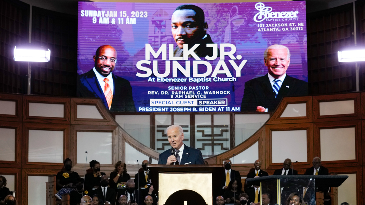 Biden: ‘Intimidating’ to speak at MLK’s church