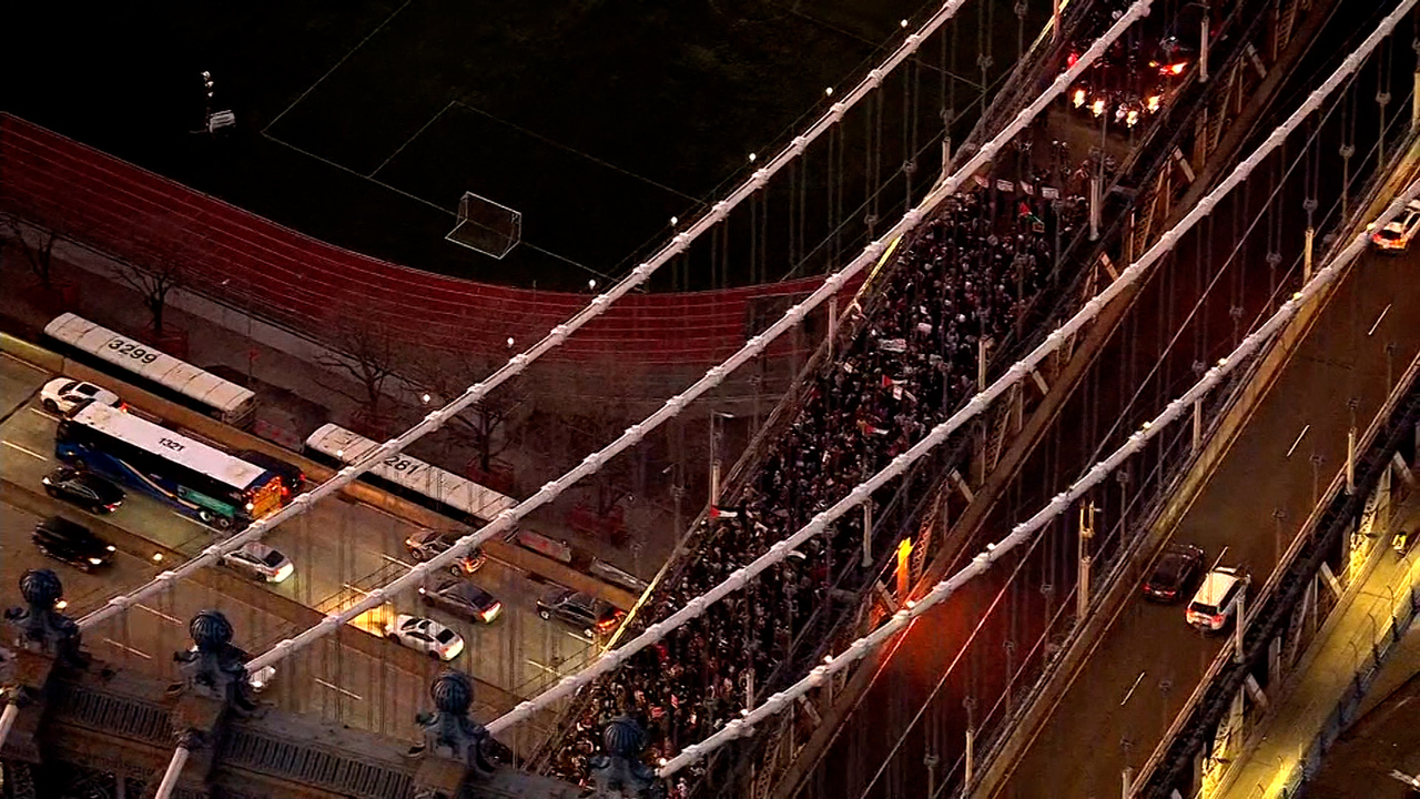 Watch: Pro-Palestine rally blocks NYC traffic - POLITICO