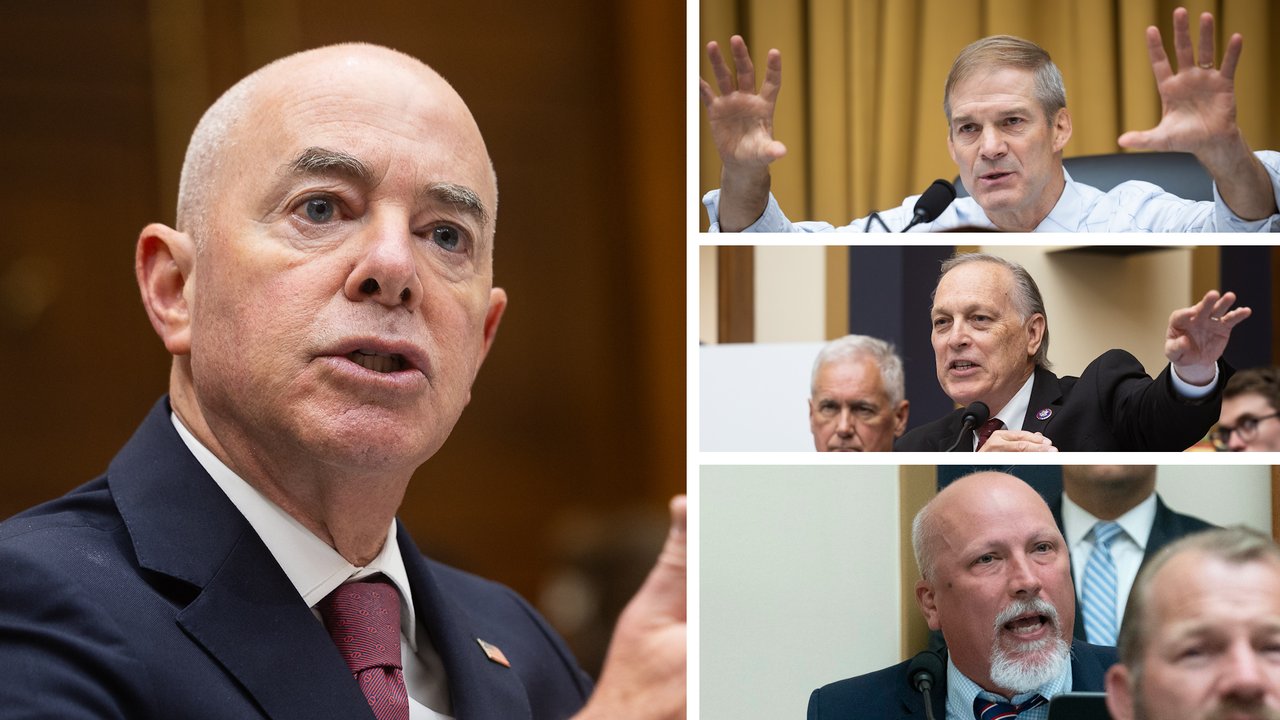House Republicans grill Mayorkas over border policy in hearing - POLITICO