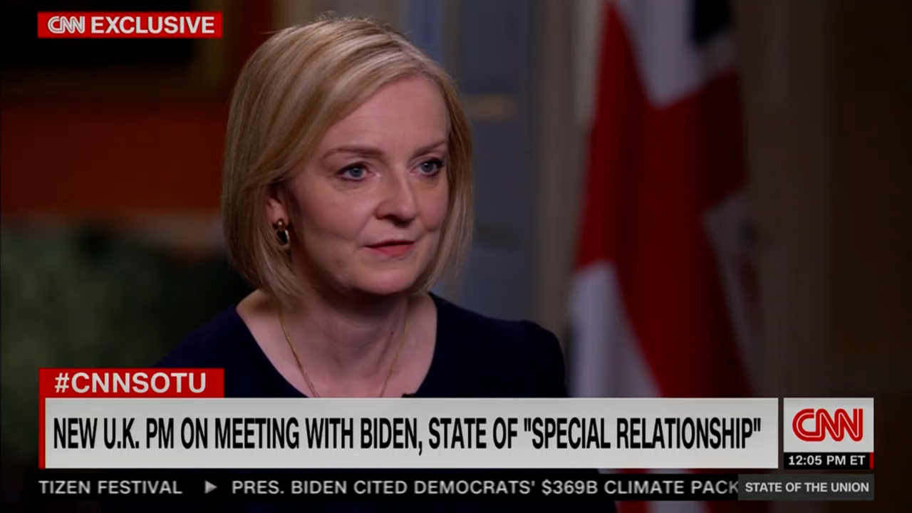 Liz Truss on CNN: 'The U.S. is an incredibly close partner'