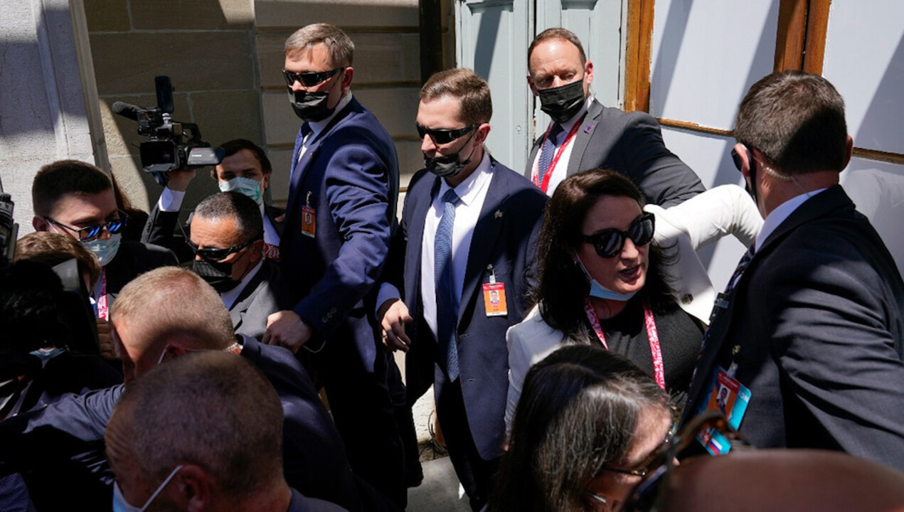 Media melee leaves journalists outside during Biden-Putin summit - POLITICO
