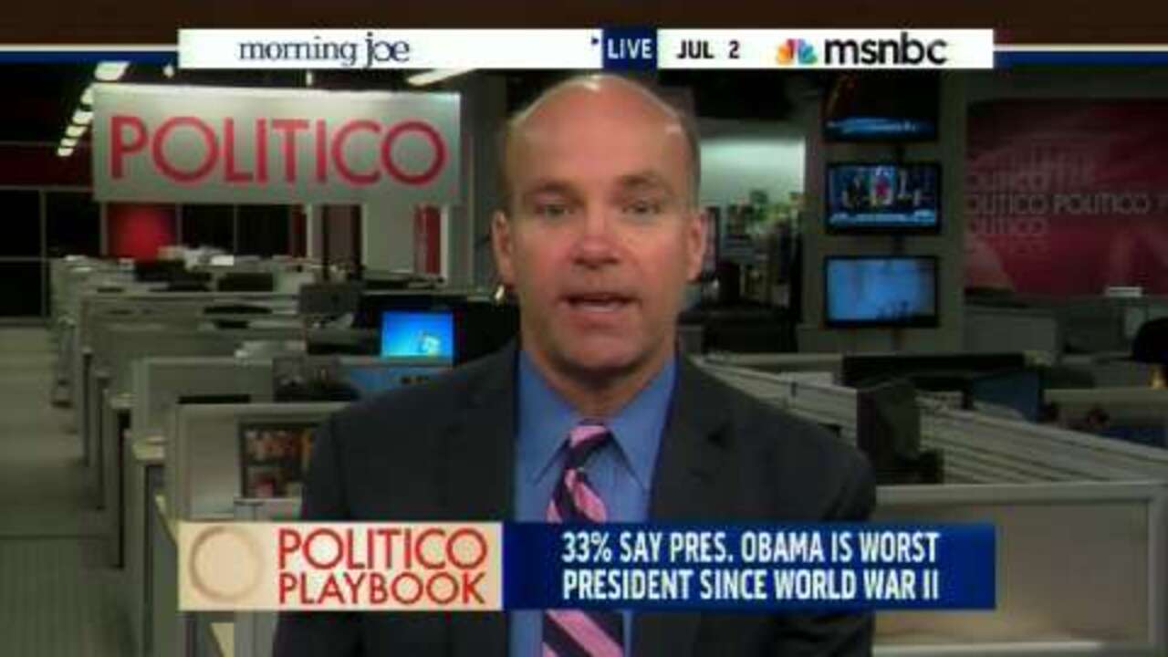 Poll: Obama worst president since WWII - Mike Allen reports - POLITICO