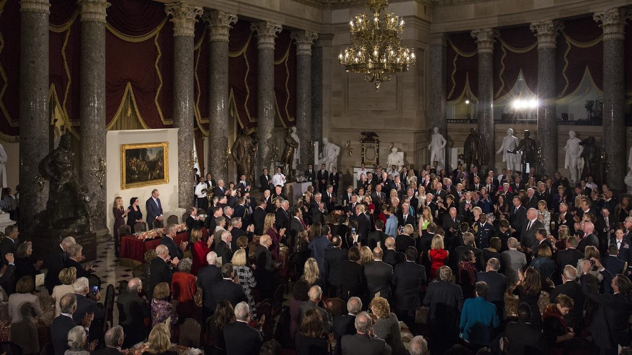 President Trump remarks at the inauguration luncheon - POLITICO