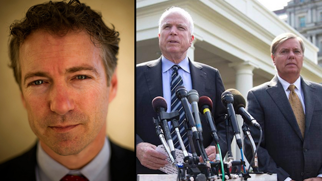 Rand Paul: Graham, McCain are 'lapdogs' for Obama's foreign policy ...