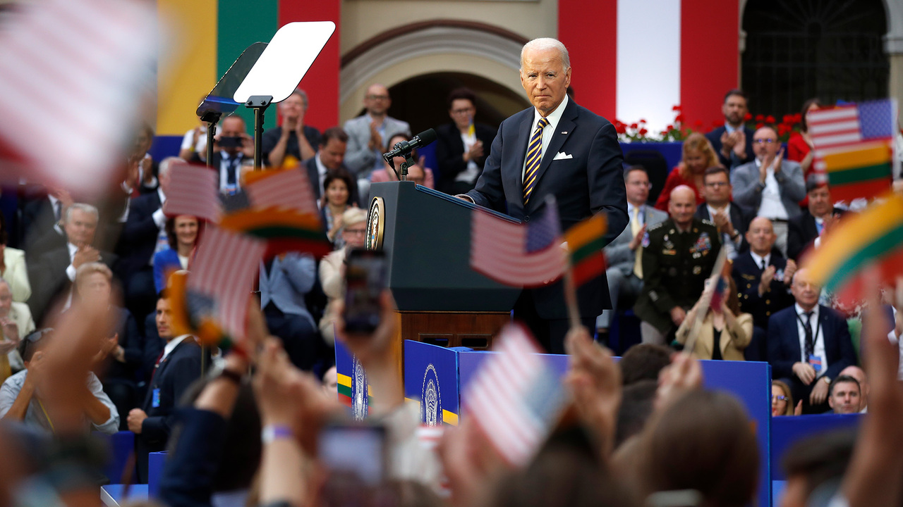 ‘Keep it up’: Biden rallies democracies and urges global cooperation