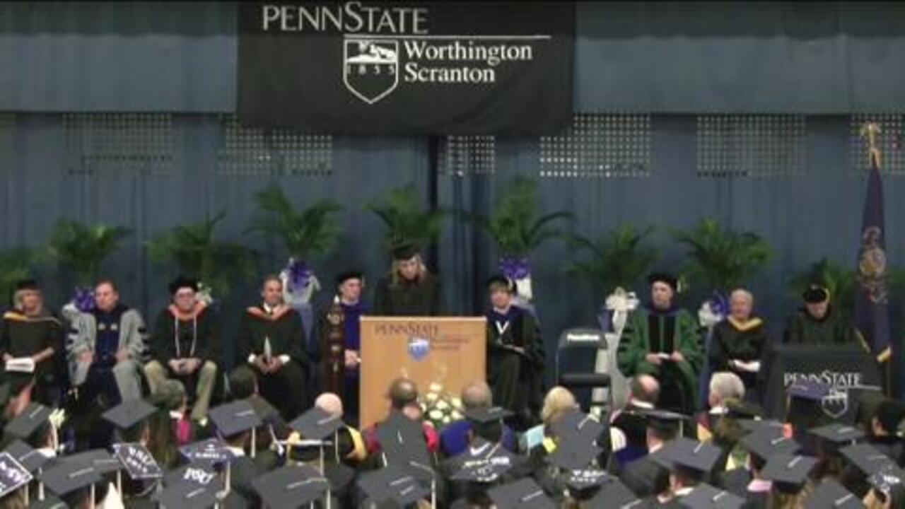 Kim Kingsley commencement address at Penn State Worthington Scranton POLITICO