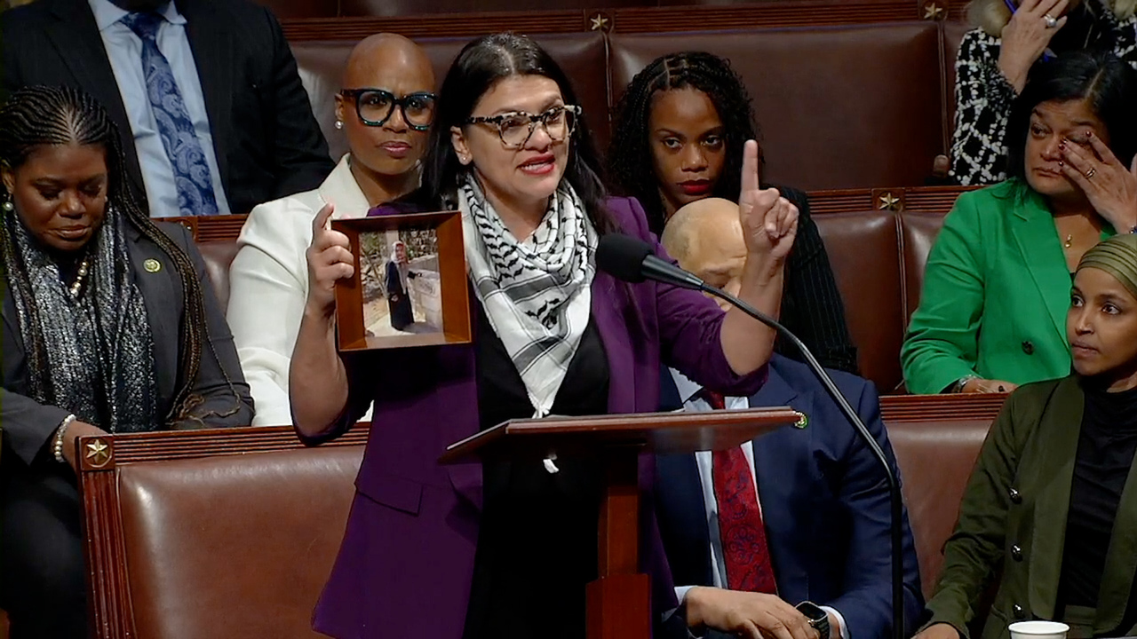 Rep. Rashida Tlaib Responds To House Censure Vote Over Israel Remarks ...