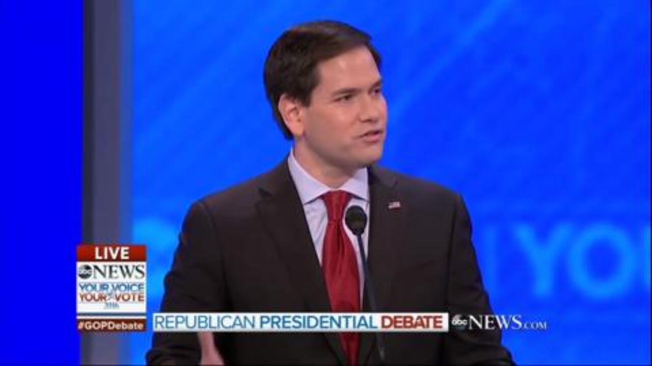 Marco Rubio mocked for 'robot' debate performance after repeating anti-Obama  slam FOUR TIMES (VIDEO) – New York Daily News