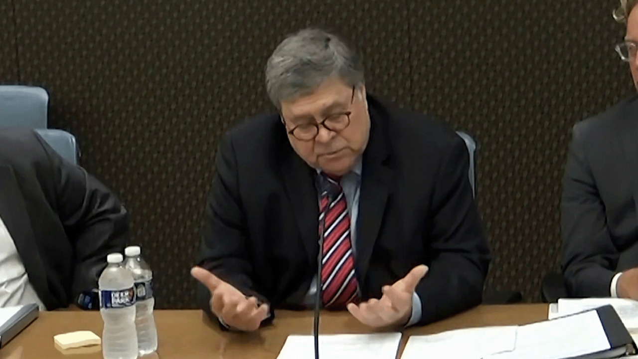 Barr testifies that he told Trump that Georgia voter fraud claims had ‘no merit’