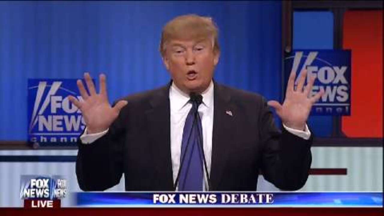 2016 Republican debate: Trump on small hands: 'I guarantee you there's no  problem' - POLITICO