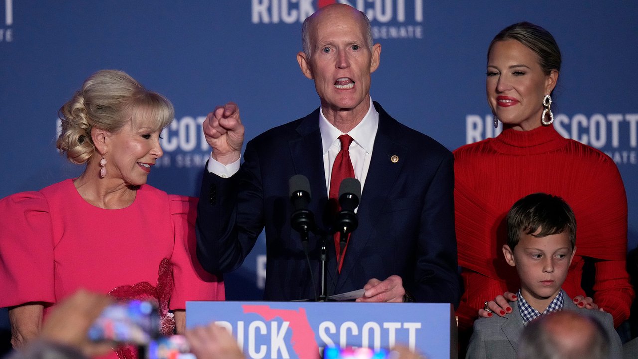 Rick Scott campaigns for Senate GOP leader after Florida victory - POLITICO