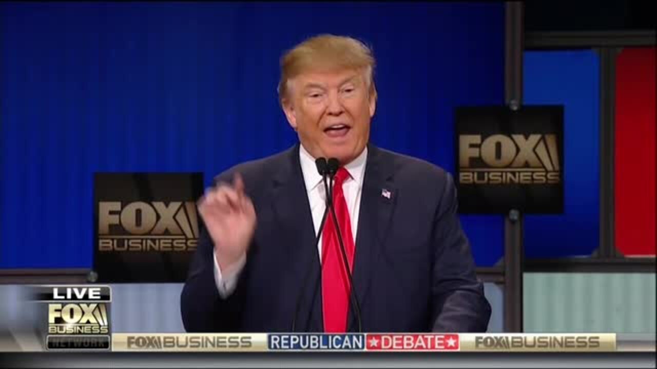 GOP debate tonight: Donald Trump shrugs off criticism from his 'friend ...