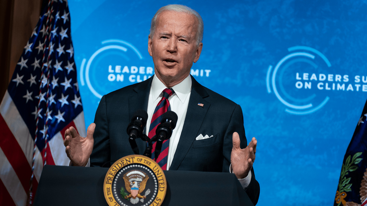 Biden pledges to slash U.S. greenhouse gas emissions in half by 2030 ...