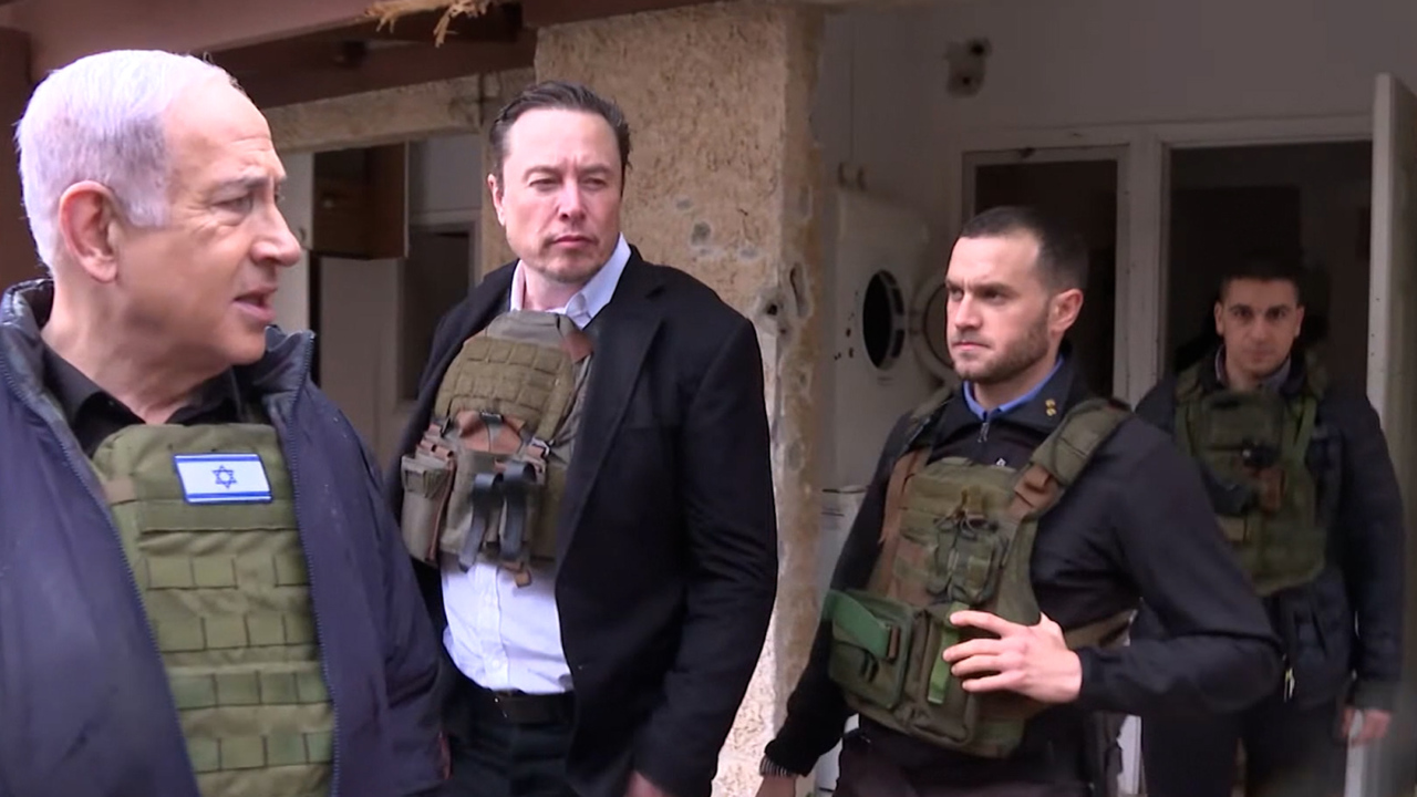 Elon Musk visits site of Hamas attack after antisemitism backlash