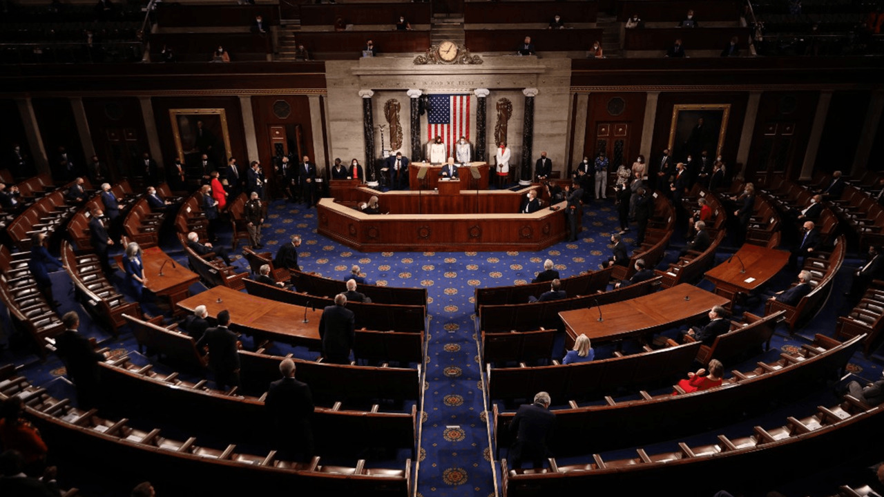 Biden arrives to a smaller-than-usual joint address to Congress - POLITICO